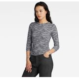 G-star G Zed Ao T-shirt Met Lange Mouwen Grijs XS Vrouw