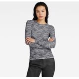 G-star G Zed Ao T-shirt Met Lange Mouwen Grijs XS Vrouw