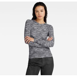 G-star G Zed Ao T-shirt Met Lange Mouwen Grijs XS Vrouw