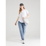 G-STAR - Shirt - Wit - Ronde Hals - Losse Pasvorm - Kwartmouw