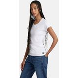 Shirt - Eyben - Effen - Jersey - V-hals - Kwartmouw - Slanke Pasvorm