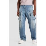 Broek - Blauw - Katoen - Relaxte Pasvorm