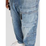 Broek - Blauw - Katoen - Relaxte Pasvorm