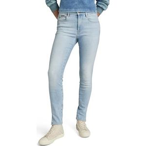 Jeans - Effen - Denim - Light Washed - Skinny - Mid Waist