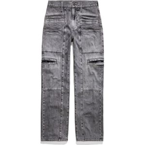 G-STAR Viktoria Utility High Straight Jeans - Grijs - Denim