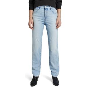 G-STAR RAW - Viktoria High Straight - Jeans - Blauw - Denim