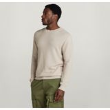 G-STAR - Whitebait D24461 - Gebreide Trui - Beige - Heren