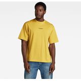 G-STAR - Center Chest Boxy T-shirt - Geel - Korte Mouwen