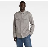 G-Star - D24963-D454-G493 Overhemd - Grijs - Katoen - Lange Mouwen - Duurzaam