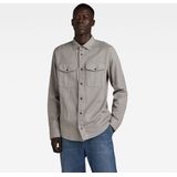 G Star Overhemd Slim Fit Grijs