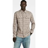 Marine - Slim Shirt - Meerkleurig - Lange Mouwen - Comfortabele Pasvorm