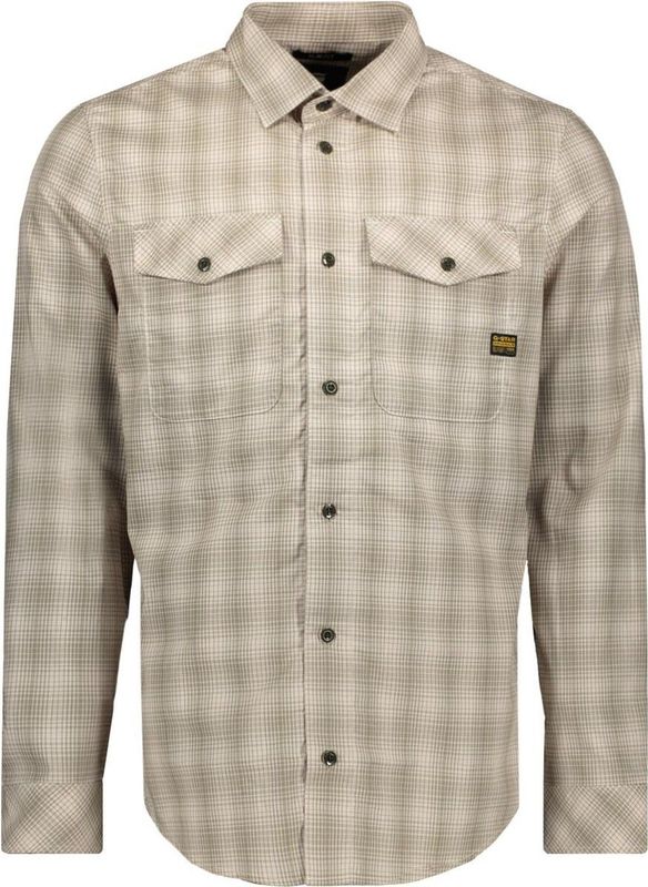 Marine - Slim Shirt - Meerkleurig - Lange Mouwen - Comfortabele Pasvorm