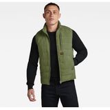 G-star - Foundation Liner Vest - Groen - Gewatteerd Mouwloos Vest