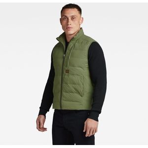 G-star - Foundation Liner Vest - Groen - Gewatteerd Mouwloos Vest