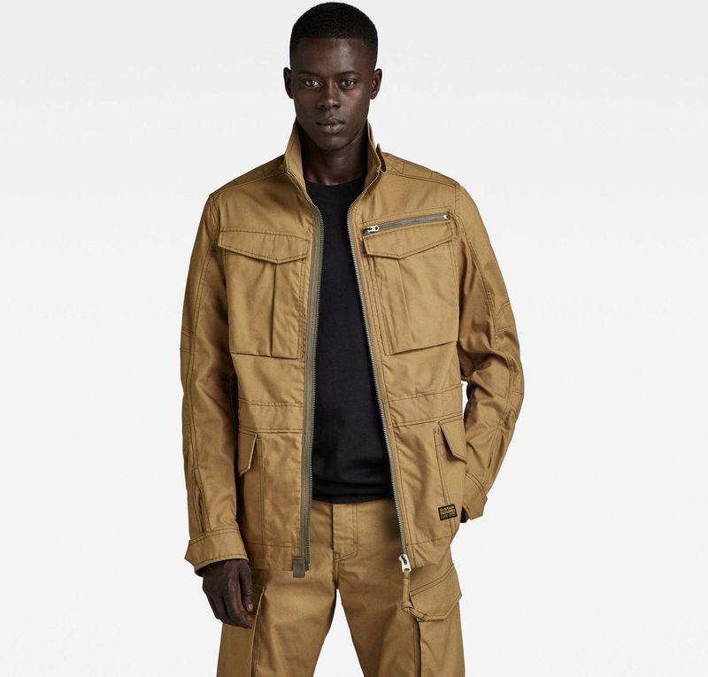 G-STAR RAW Rovic Slim field jas, Bruin (dk fawn D24282-D389-7172), XS