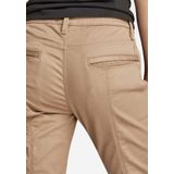 Chino broeken - Effen - Katoen - Regular Fit - Mid Waist - Lang/maxi