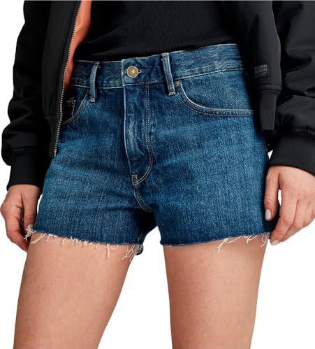 G-star - Denim Shorts - Blauw - Regular Fit - Dames