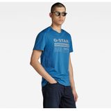 G-Starvoor mannen. D25020-336-110 Reflecterend Originals T-shirt wit (XS), Casual, Korte mouwen, Biologisch katoen, Duurzaam