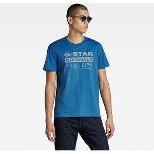 G-Star RAW - Reflective Originals - T-shirt - Zwart - 100% Organisch Katoen