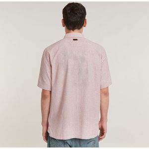 Resort - Shirt SS - Acid Red/Milk - Katoen