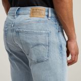G-STAR Mosa Straight Jeans - Blauw - Leerachtig Papiermateriaal - Versterkte Zakken
