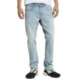 G-STAR Mosa Straight Jeans - Blauw - Leerachtig Papiermateriaal - Versterkte Zakken