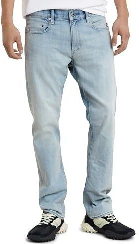 G-STAR Mosa Straight Jeans - Blauw - Leerachtig Papiermateriaal - Versterkte Zakken