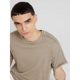 Shirt 'Lash' - T-shirt - Normale Pasvorm - Kwartmouw - Mélange