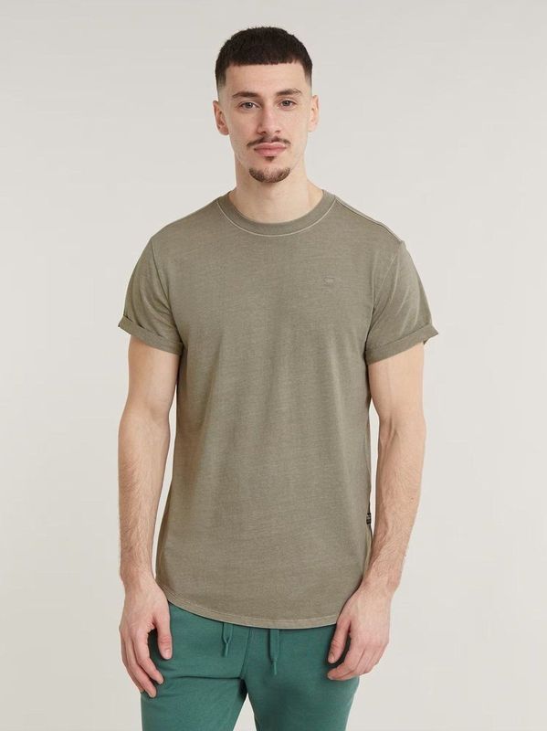 Shirt 'Lash' - T-shirt - Normale Pasvorm - Kwartmouw - Mélange