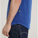 Shirt - Mélange - Jersey - Kwartmouw - Normale Pasvorm