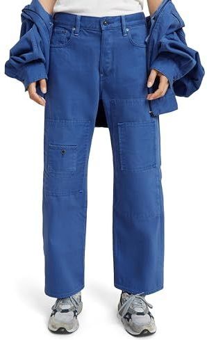 G-STAR RAW Bowey 3D Boyfriend Enkel Patch Wmn Jeans, Blauw (Faded Blue Papillon GD Patched D24528-d300-g366), 31W x 32L Dames, blauw (Faded Blue vlinderdas Gd Patched D24528-d300-g366), 31W x 32L