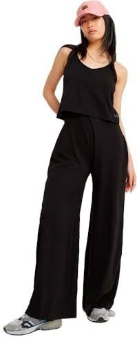 G-Star RAW - Spaghetti Strap Jumpsuit - Zwart - Katoen