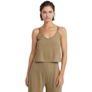 Jumpsuit - Effen - Jersey - Mouwloos - Lange Lengte