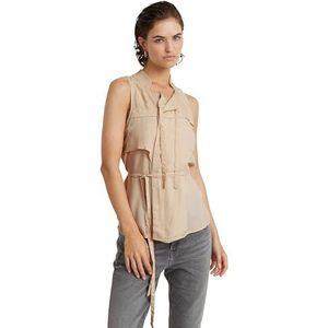 Singlet - Grijs - Viscose - Mouwloos - Casual