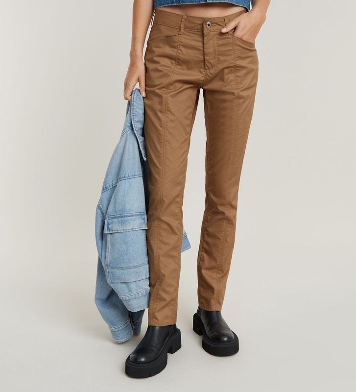 G-STAR - Harembroek - Beige - Regular Fit - Mid Waist - Lang