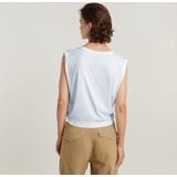 Top Riveted - Losse Top - V-Hals - Mouwloos - Biologisch Katoen - Cropped Lengte