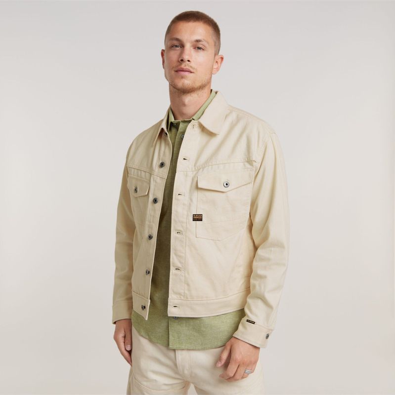 G-STAR Dakota Jacket Herenjassen, beige (ecru D23593-D491-159), S