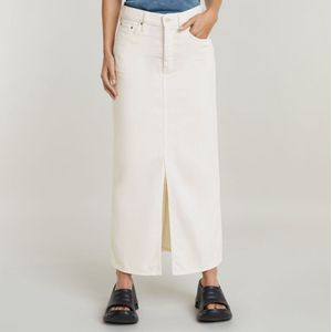 G-star - Viktoria Rok - Denim - Blauw - Regular Fit - Hoge Taille - Maxi Lengte