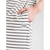 G-Star - D24484-C339-G613 - Gestreepte Jurk - Grijs - Korte Mouwen - Biologisch Katoen