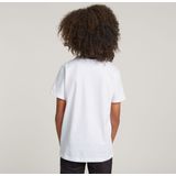 G-Star RAW - T-Shirt Regular - Wit - Jongens
