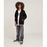 G-Star - Kids Unisex Hoodie Jacket - Zwart - Sweatvest