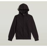 G-Star - Kids Unisex Hoodie Jacket - Zwart - Sweatvest