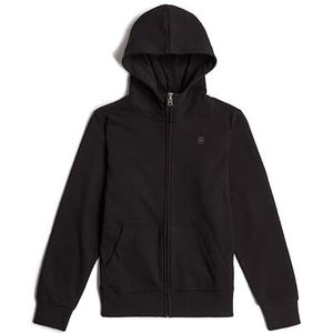 G-Star - Kids Unisex Hoodie Jacket - Zwart - Sweatvest