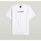G-Star RAW - T-shirt - Wit - 100% Biologisch Katoen - Graphic Print