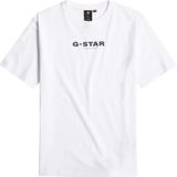 G-Star RAW - T-shirt - Wit - 100% Biologisch Katoen - Graphic Print