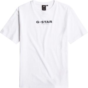 G-Star RAW - T-shirt - Wit - 100% Biologisch Katoen - Graphic Print