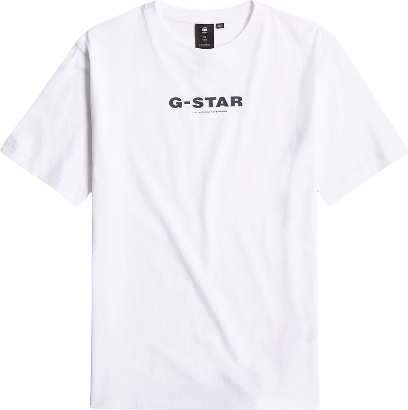 G-Star RAW - T-shirt - Wit - 100% Biologisch Katoen - Graphic Print