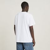 G-star Face Cartoon Loose T-shirt Met Korte Mouwen Wit S Man
