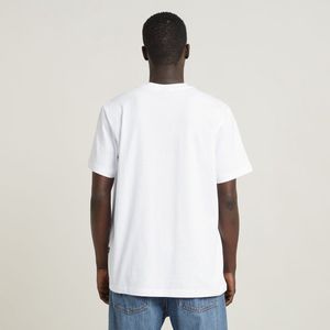 G-star Boombox Cartoon Loose T-shirt Met Korte Mouwen Wit M Man