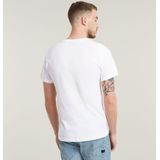 GRAW - Slim T-Shirt - Wit - Heren